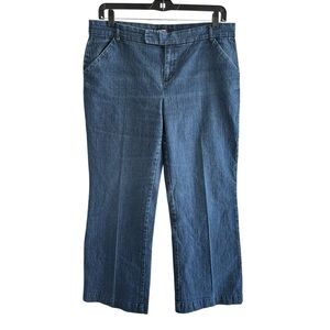 Daisy Fuentes Denim Jean Trousers Women’s Size 16 Casual Stretch